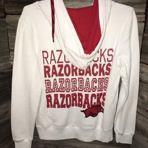 Lady’s University of Arkansas Razorback hoodie